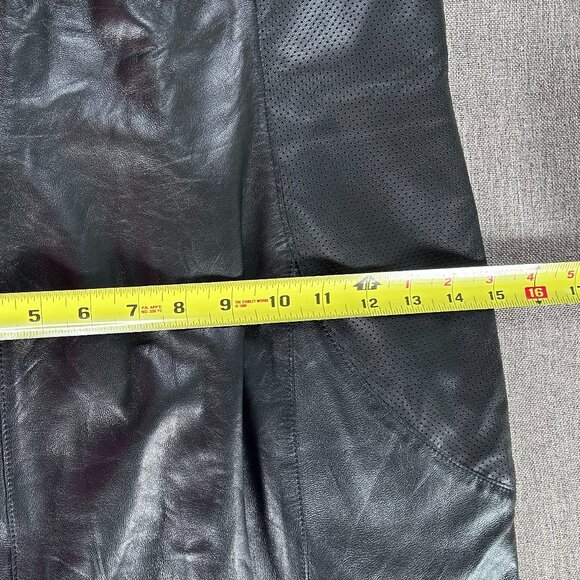 Susana Monaco 100% Lambs Leather Pencil Dress Women's 4 Black Party NWT - Picture 14 of 15